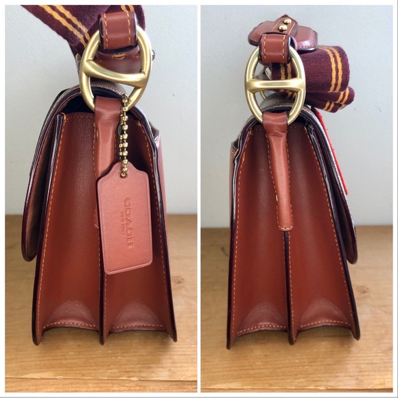 S⭕️LD‼️Coach Beat Shoulder Bag In Signature Canvas With Patches - Picture 4 of 12